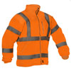 Fleecejacke orange