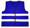 Warnweste blau