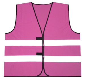 Warnweste Rosa